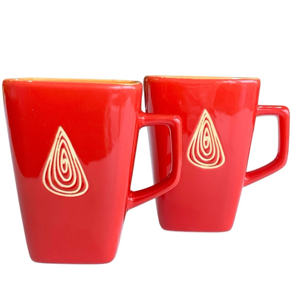 DISARONNO Mugs Red Square Ceramic 13oz